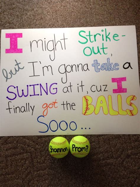 Gray&x27;s Anatomy Proposal. . Softball hoco proposals